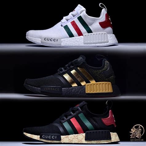 gucci adidas nmd r1 white|Gucci NMD is it real.